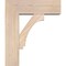 Ekena Millwork Imperial Block Smooth Bracket w/ Offset Brace, Douglas Fir, 7 1/2"W x 22"D x 26"H BKT0806X22X26IMP05SDF - alternate 4